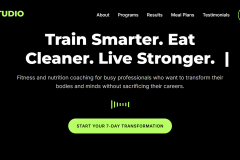 Revive Studio | Fitness & Nutrition Coaching Landing Page by ElevatePros